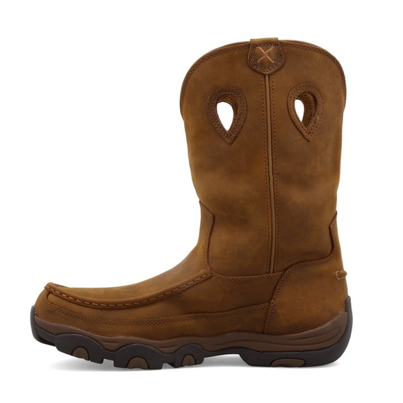 TWISTED X OUTDOOR 11" PULL-ON HIKER BOOT LEATHER MEN MHKB002 Size 12 - Picture 1 of 8